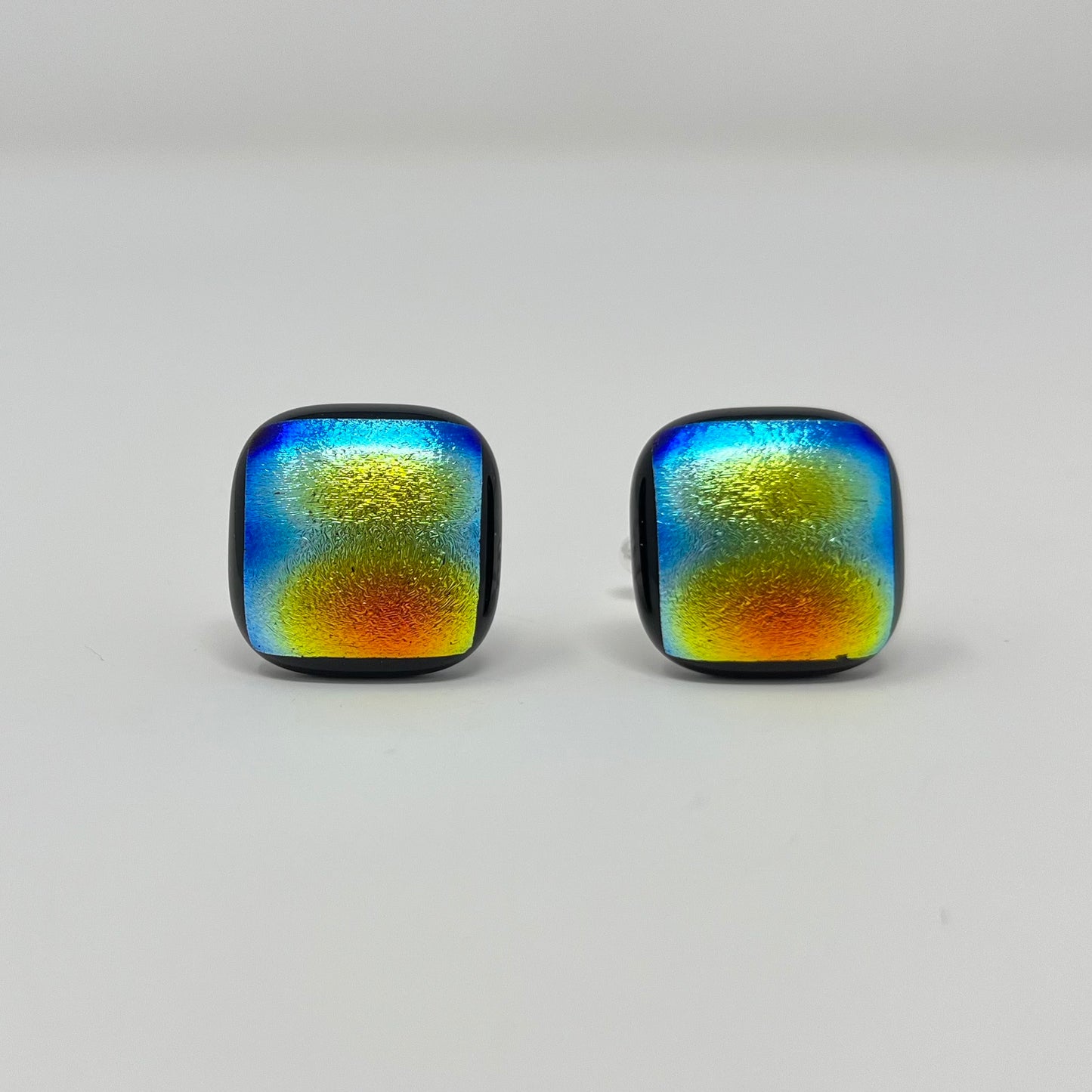 Blue, Orange, and Yellow Cufflinks