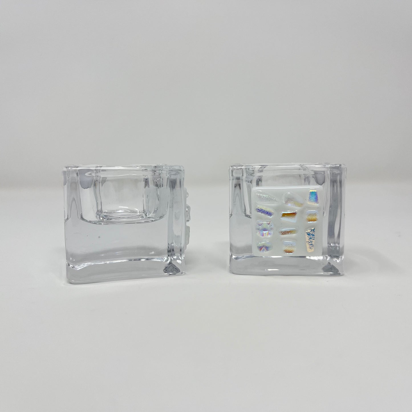 Dichroic Tea Light Holders, Style 2