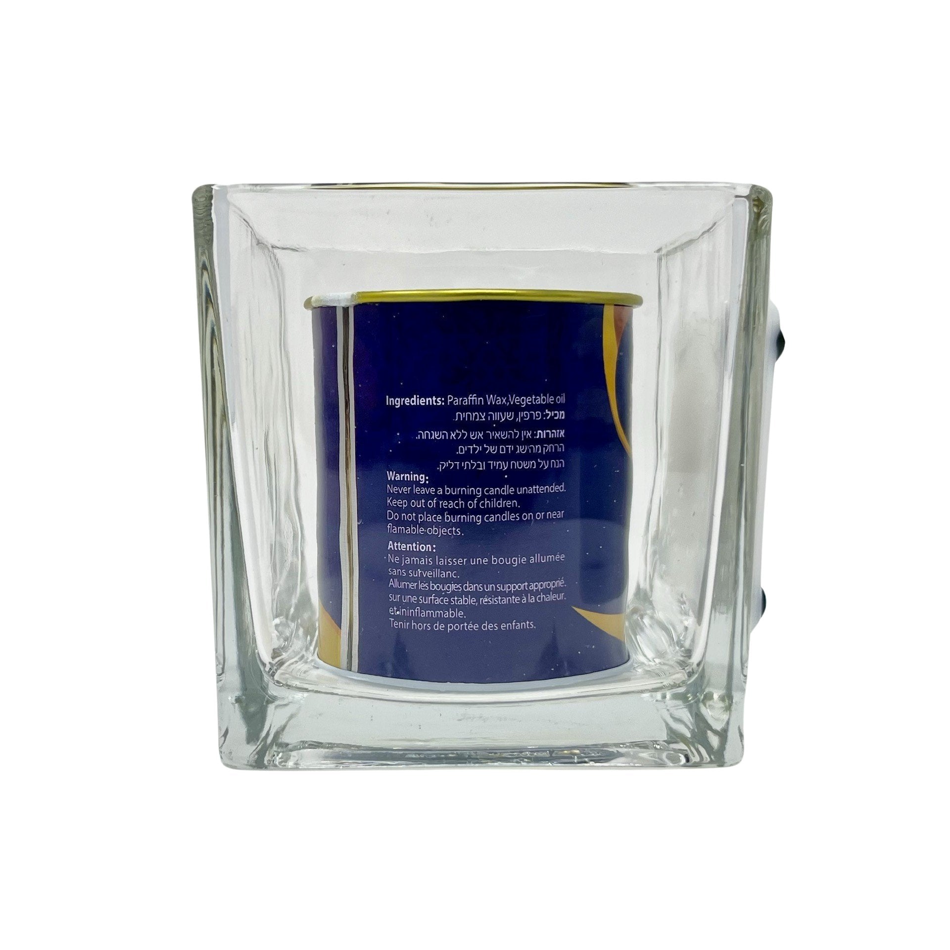 Yahrzeit Candle Style 2 - Y.A. Fused Glass -